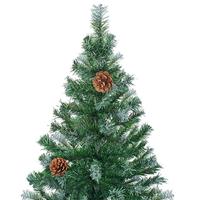 Kunstkerstboom met dennenappels 180 cm - thumbnail