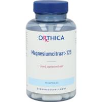 Orthica Magnesiumcitraat-125 Capsules - thumbnail
