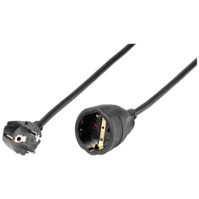 Vivanco 61157 Power verlengkabel 16A zwart 10.00m