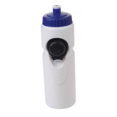 Saccon Bi-bell bidon met bel wit/blauw 750ml