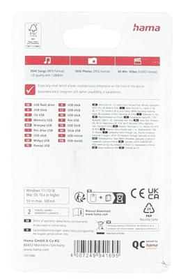 Hama USB-stick 16 GB Zwart 00094169 USB-A 2.0