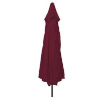 Tuinparasol Rood en Zwart 395 x 395 x 245 cm Polyester en staal - thumbnail