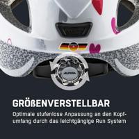 Olympic Sportswear Alpina sports kinderhelm ximo white hearts 47-51 glans - thumbnail