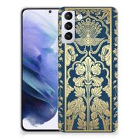 Samsung Galaxy S21 Plus | TPU Case | Beige Flowers - thumbnail