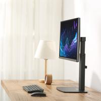 ACT Connectivity Monitorarm office, op voet met gasveer, 1 scherm bevestiging - thumbnail