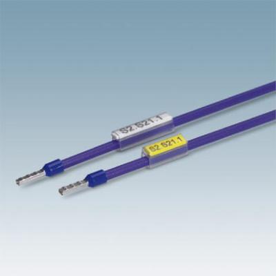 Phoenix Contact 0828953 US-WMT (12X4) YE Adermarkering Montagemethode: Schuiven Markeringsvlak: 12 x 4 mm Geel Aantal markeringen: 980 10 stuk(s)