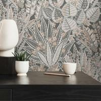 Livingwalls Stories of Life - Zwart - Floraal - 396533 - thumbnail