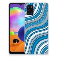 Samsung Galaxy A31 | TPU bumper | Waves Blue - thumbnail