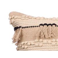 Kussen Gift Decor Zwart Natuurlijk 45 x 15 x 45 cm (6 Stuks) - thumbnail