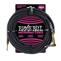 Ernie Ball 6086 Braided Instrument Cable, 5.5 meter, Black - thumbnail