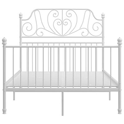 Bedframe metaal wit 120x200 cm