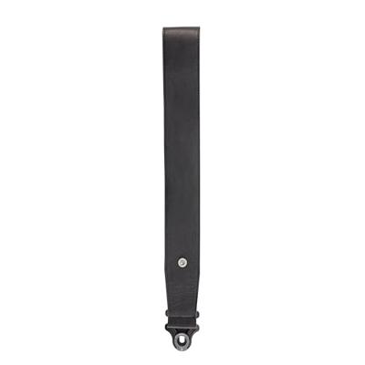 D&apos;Addario 25BAL00 Comfort Leather Auto Lock Guitar Strap Black gitaarband