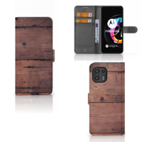 Motorola Edge 20 Lite | Book Style Case | Old Wood - thumbnail