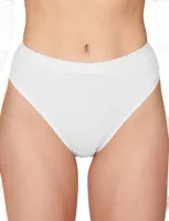 Ondergoed 2-Pack dames Rio slip - 32282 - Hoog opgesneden dames slip - Biologisch katoen - S - Huidskleur - Onderbroek - Ondergoed - S - Onderbroek - thumbnail