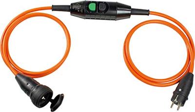 AS Schwabe 45401 PRCD-verlengkabel PRCD-K 230 V Zwart, Oranje IP44