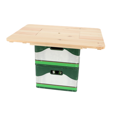 Esschert Design bierkrat tafel blank Esschert Design bierkrat tafel blank