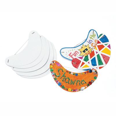 Colorations - maak en versier je eigen zonneklep wit, set van 24