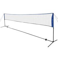 VidaXL Badmintonnet met shuttles 600 x 155 cm - thumbnail