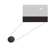 1 Notebook Rubber Foot (Type-B) for Lenovo Think X1 Carbon 3rd & etc. (2013-2015) - thumbnail