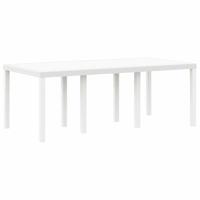 7-delige tuinset met kussens in wit van poly rattan. - thumbnail