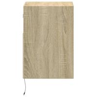 Tv-wandmeubels met LED 2 st 41x31x45 cm sonoma eikenkleurig - thumbnail