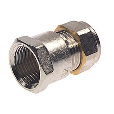 Bonfix knelkoppeling - Schroefbus - 1 x 28mm - Vertint Messing