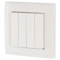 CPAD-00/195 Eaton xComfort 4-kanaals Wandtoets Wit - thumbnail
