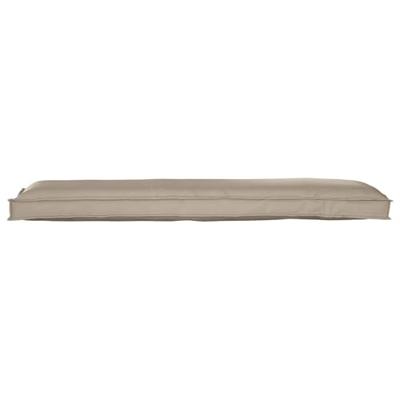 Pallet Kussen Set 2 pcs Taupe 150 x 40 x 8 cm Oxford Stof