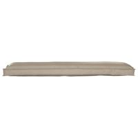 Pallet Kussen Set 2 pcs Taupe 150 x 40 x 8 cm Oxford Stof - thumbnail