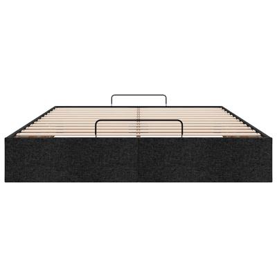 Bedframe zonder matras 140x190 cm stof zwart