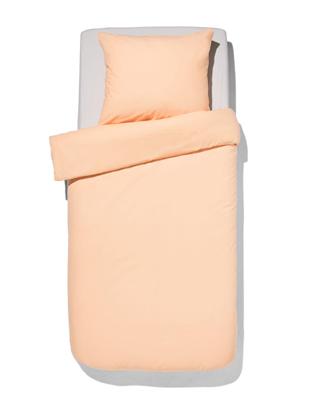 HEMA Dekbedovertrek 140x200/220cm zacht katoen perzik (perzik)
