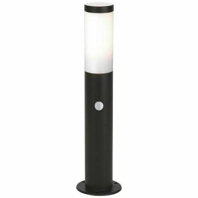 BRILLIANT - DODY Buitenpaal - inclusief sensor - kleur zwart - metaal/kunststof E27 LED 1x10W