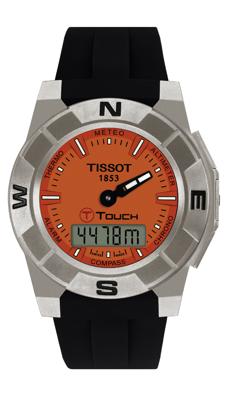 Horlogeband Tissot T0015204705100A / T610020272 Rubber Zwart 20mm