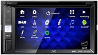 JVC KW-V255DBT DAB+ multimedia-autoradio met 15,7 cm touchscreen (2-DIN, DVD, Bluetooth handsfree, geluidsprocessor, USB, Android & Spotify Control) zwart - thumbnail
