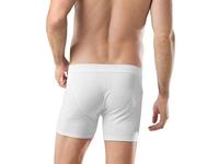 Schiesser Authentic boxershort met gulp 2-pack wit - thumbnail