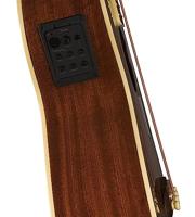 Fender Kingman Bass Shaded Edge Burst WN Black Pickguard elektrisch-akoestische basgitaar met gigbag - thumbnail