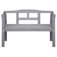 Friese 2-zits houten tuinbank grijs - thumbnail