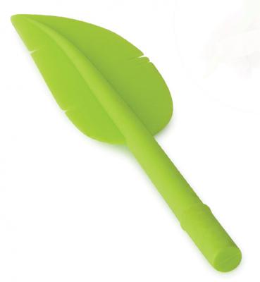 Balvi Balpen Pluim 18 X 4 Cm Siliconen Groen