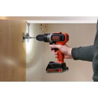 BLACK+DECKER BCD003MEM2K Accuboormachine | 18V | 2.0Ah Accu + 4.0Ah Accu + Lader | In koffer - BCD003MEM2K-QW - thumbnail