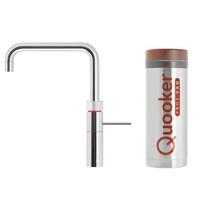 Quooker Fusion square met PRO3 boiler 3-in-1 kokend water kraan Chroom - thumbnail