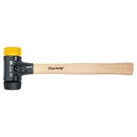 Wiha Kunststof hamer Safety | middelzacht/middelhard | met hickorysteel | rond-slagkop | 60 mm - 26437 - 26437 - thumbnail