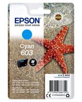 Inktcartridge epson 603 t03u2 blauw | 10 stuks - thumbnail