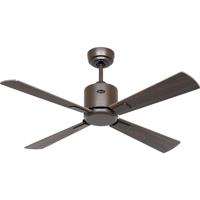 CasaFan ECO NEO III 103 BZ-NB/KI WiFi Flügel Nussbaum/Kirsche Plafondventilator 16 W (Ø x h) 103 cm x 360 mm Brons Met afstandsbediening, Timer, Met - thumbnail