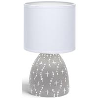 LED Tafellamp - Tafelverlichting - Aigi Atar - E14 Fitting - Rond - Mat Grijs - Keramiek - thumbnail