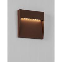 Lyora Vierkante wandlampFem roestbruin - 9136442 - thumbnail