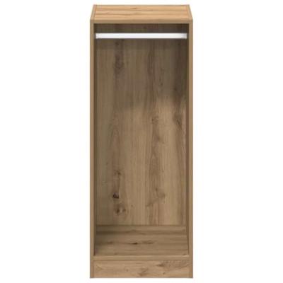 Kledingkast met plank met opslag artisanaal eikenkleurig 41 x 48 x 102 cm