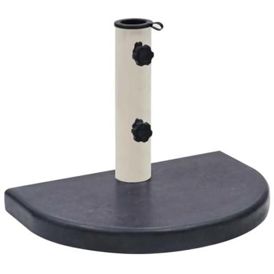 VidaXL Parasolvoet 40x28x4 cm graniet zwart
