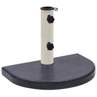 VidaXL Parasolvoet 40x28x4 cm graniet zwart - thumbnail