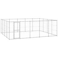 Hondenkennel 24,2 m² gegalvaniseerd staal - thumbnail