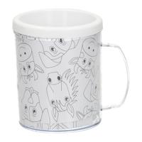 Kleur je eigen Mok Boerderij Dieren - thumbnail